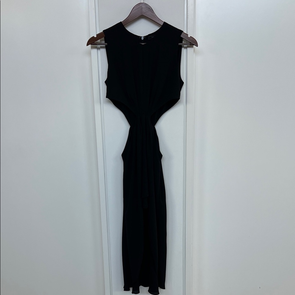BCBGMaxAzria Black Dress With Cutouts size 0